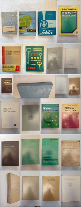 Wielki zbiór podręczników do chemii- też białe kruki