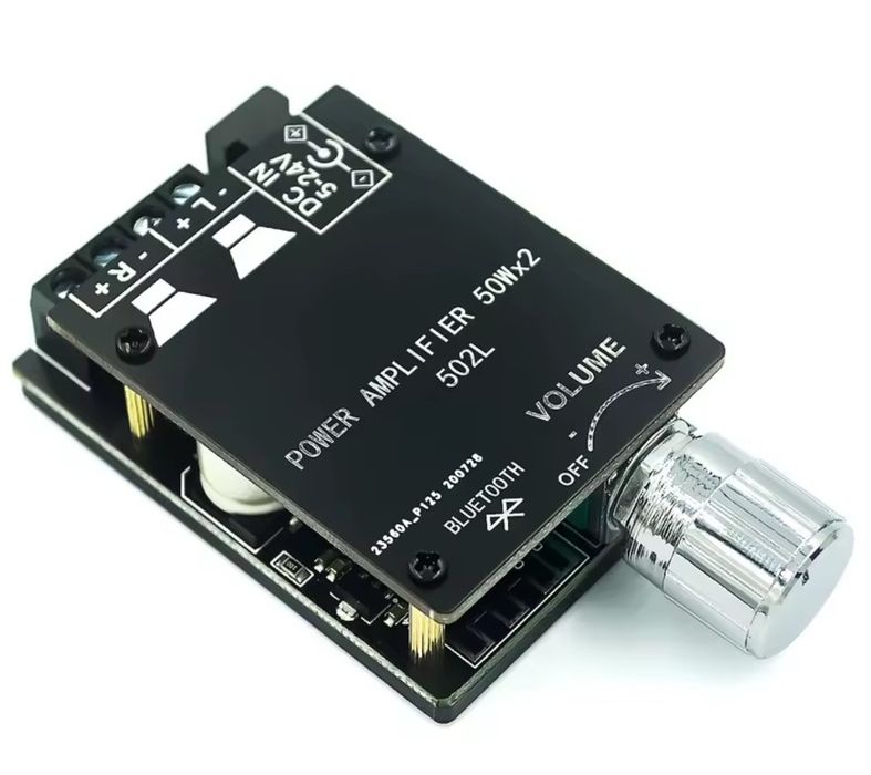 Підсилювач звуку Bluetooth 2x50W 5-24V 502L