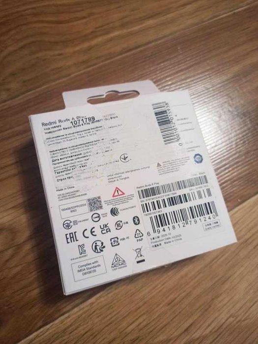 Блютуз навушники бездротові tws xiaomi redmi buds 6 play bhr8776gl