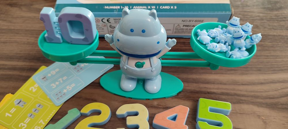 Навчальна гра балансир Shantou Balance Hippo