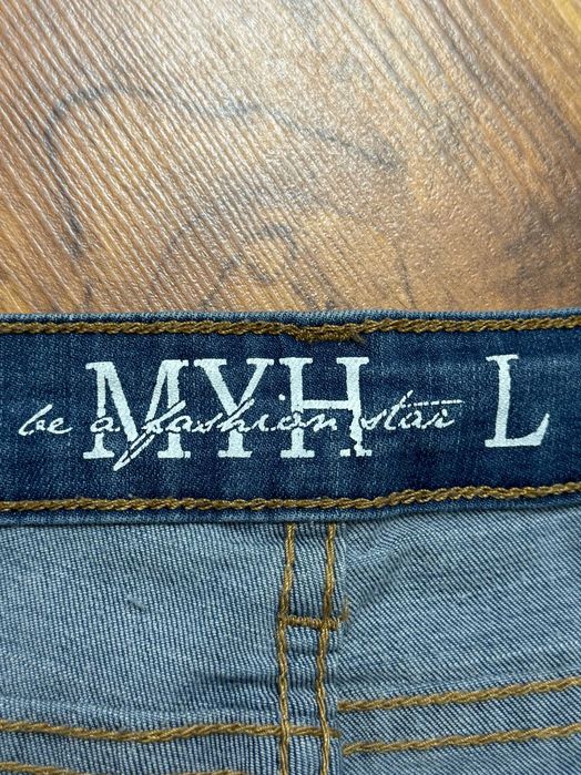Spodnie jeansowe elastyczne rozdarciami jeansy stretch My Hailys L 40