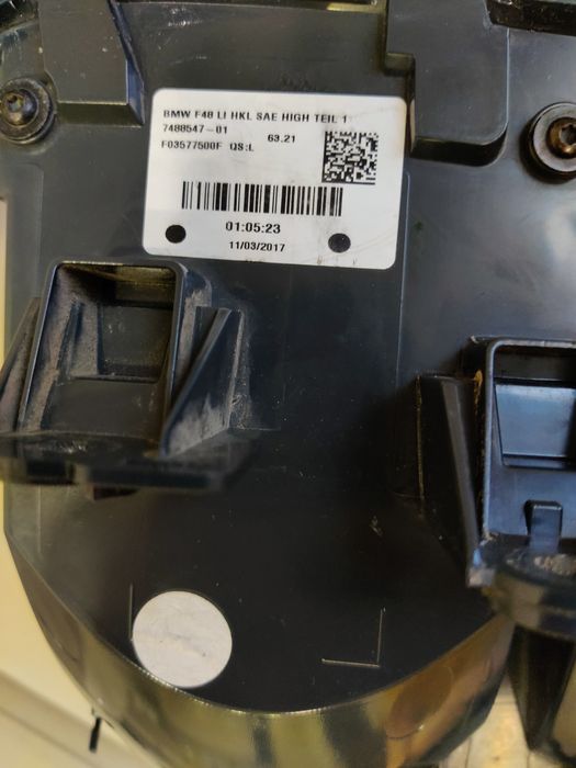 Задній фонарь LED Лед BMW X1 F48, фара оптика  Оригінальна