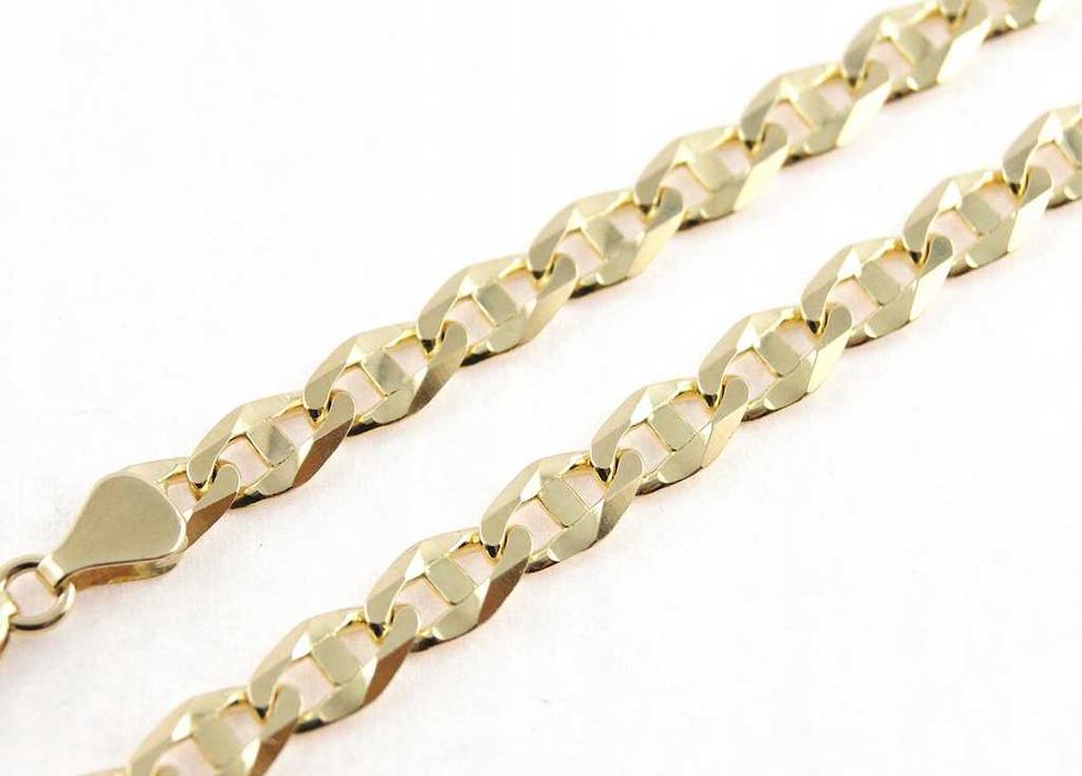 Złoty łańcuszek Gucci ZŁOTO_ p.585 55cm KUTY NOWY WZÓR