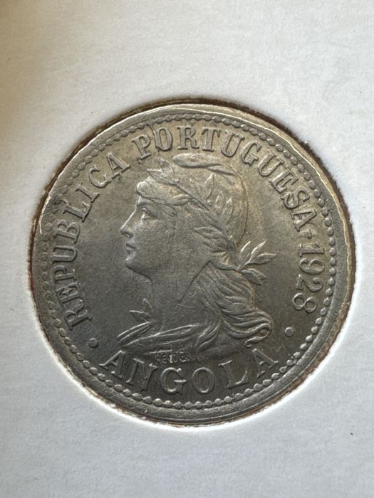 Moeda 2 Macutas 1928 Angola