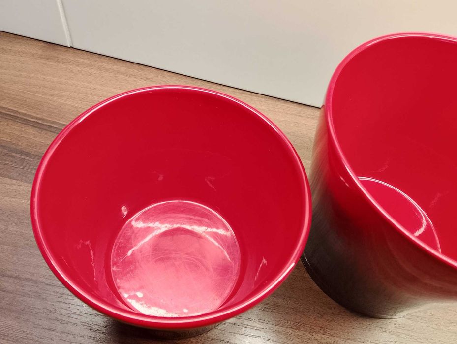Scheurich Ceramiczne doniczki osłonki zestaw 2 sztuk