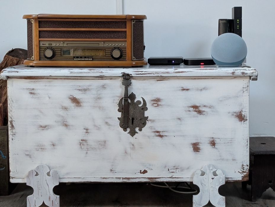 Arca/Baú antigo restaurado em óptimo estado