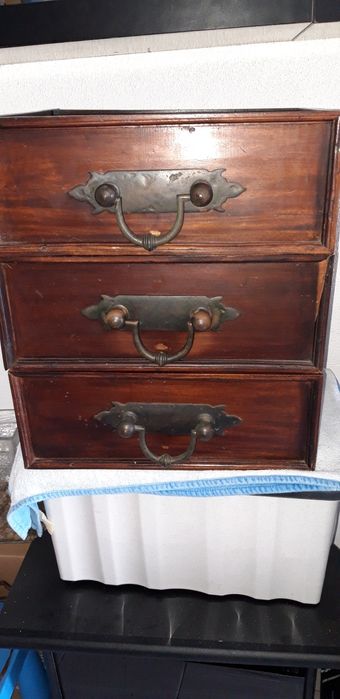 6 puxadores em ferro vintage