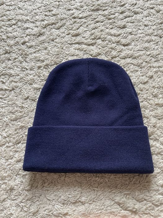 Lacoste czapka, granatowa, rozmiar uniwersalny, unisex, ciepła