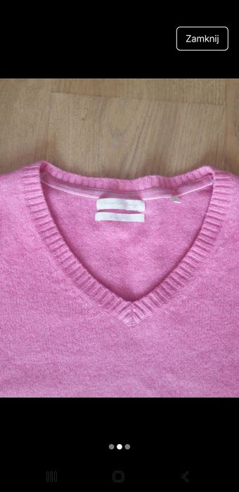 Christian Berg pure wool sweterek V-neck, S
