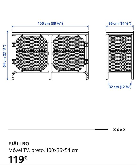 Movel TV ikea fjallbo