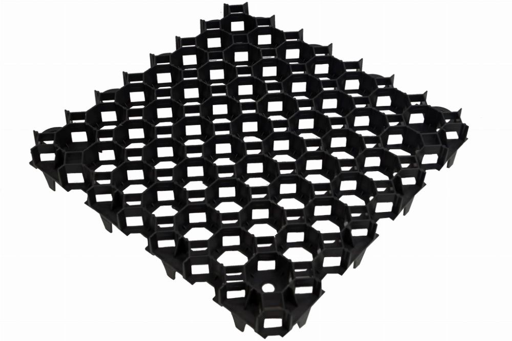 Kratka Ogrodowa Trawnikowa 40mm - 50x50cm - CZARNA - 1szt