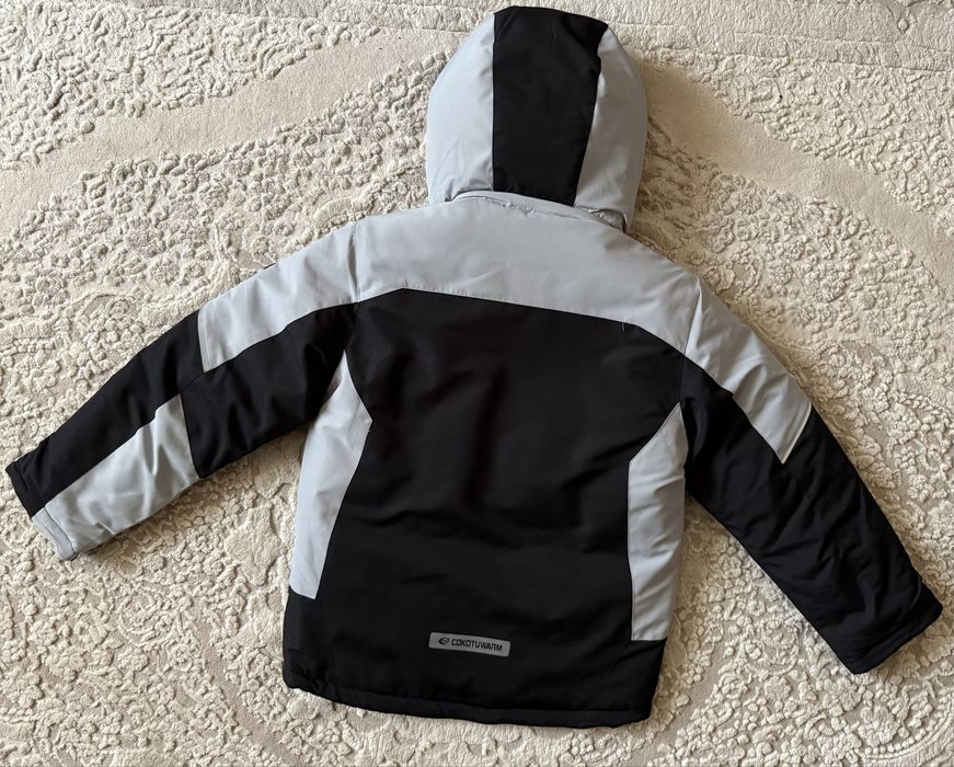 Зимова тепла термо куртка для хлопчика 140-164