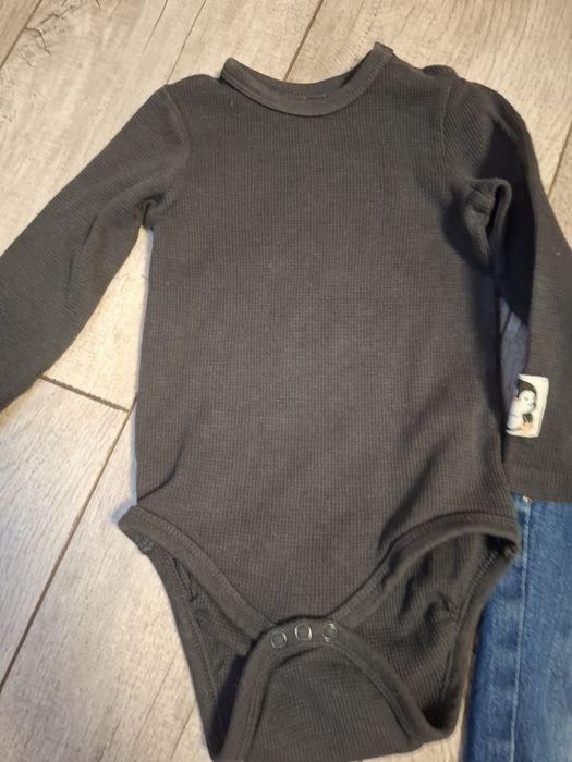 Spodnie i body rozm. 86-92