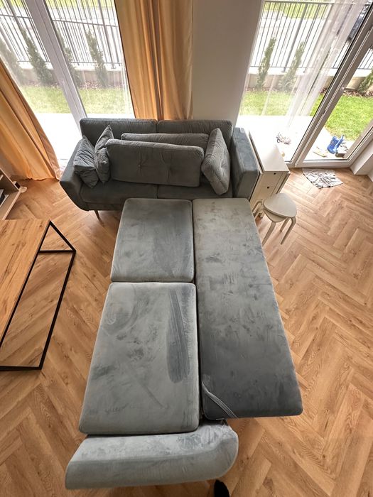 Optisofa Harris narożnik z funkcją spania.