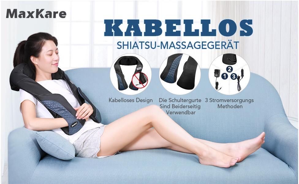 Aparelho massagens e aquecimento tres velocidades novo