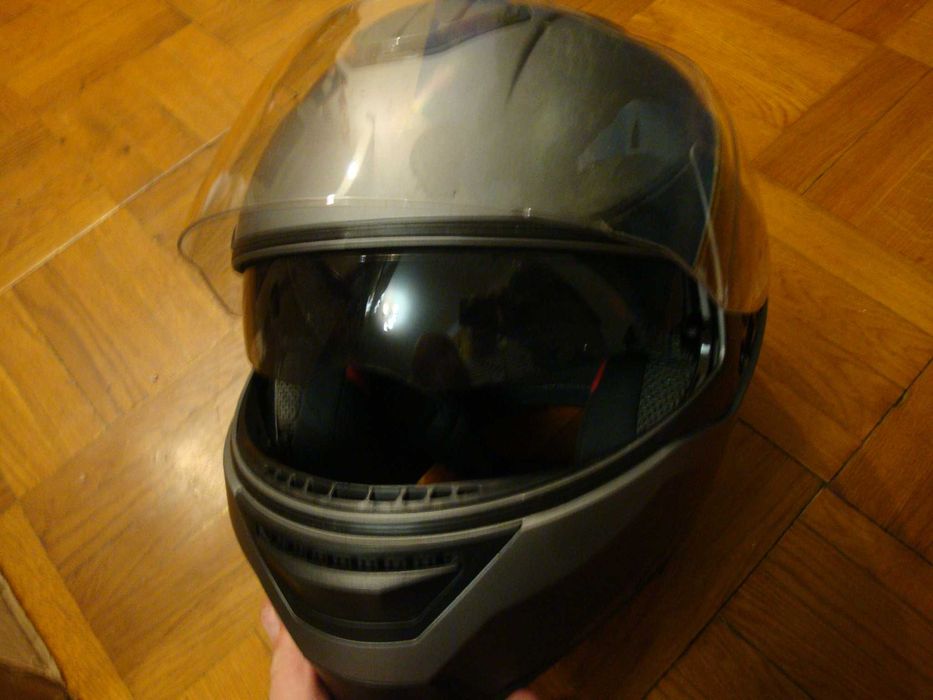 МотоШлем CRIVIT ( ГЕРМАНИЯ ) откидной с 2 визорами, размер S(55-57 см)