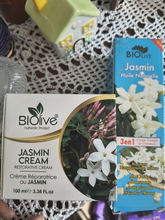 Olejek i krem jaśmin Tunezja nowe jaśminowe