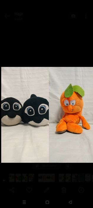 Conjunto de 28 peluches variados