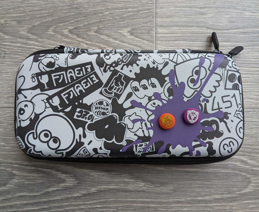 Чохол для Nintendo Switch з малюнком Splatoon (Ver2 OLED) тематичний кейс Сплатун для Нінтендо Свіч ОЛЕД