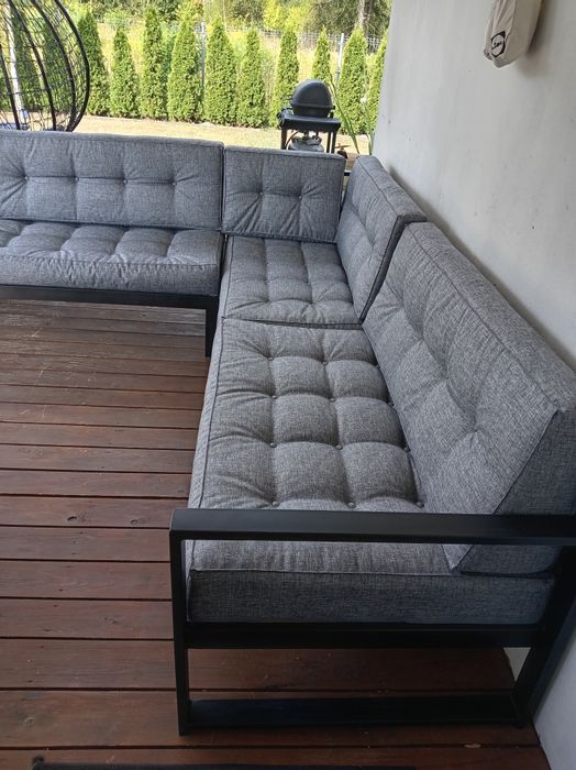 Narożnik tarasowy  ogrodowy metalowy