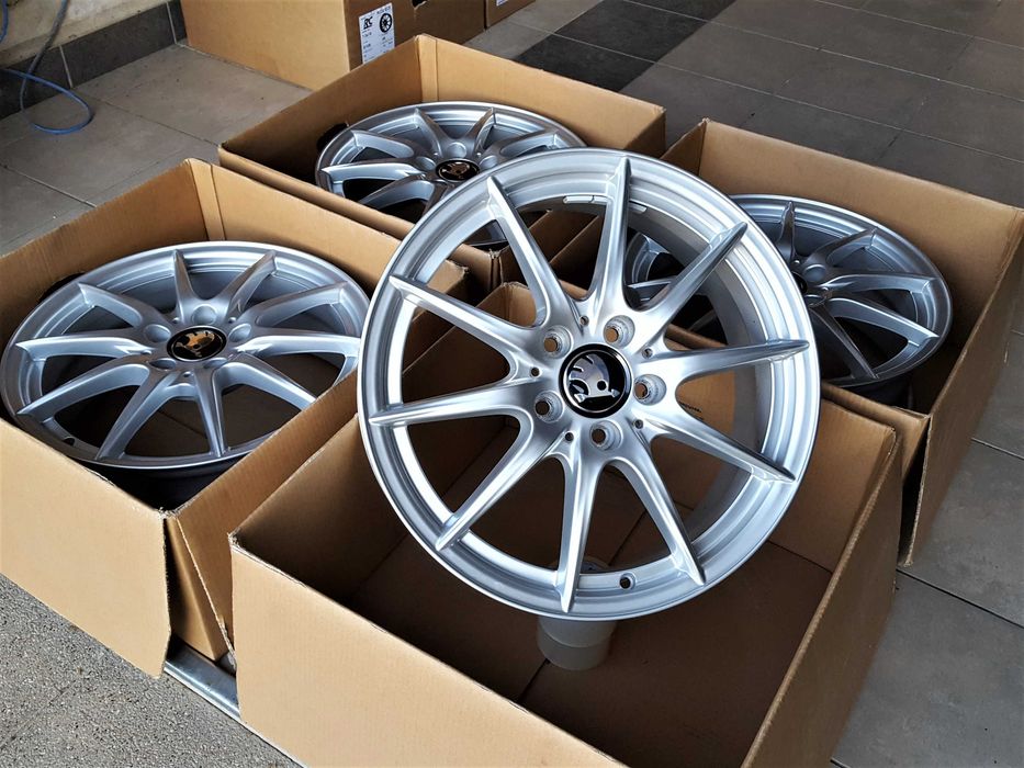 Alufelgi 17 5x112 Skoda Octavia Superb Yeti Karoq Oryginał J Nowe 269#