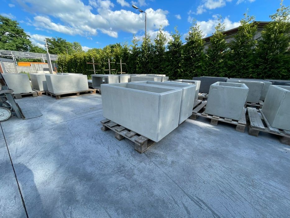 Donica betonowa ogrodowa, parkowa, uliczna 50Hx100x50