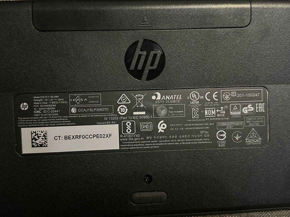 Беспроводная клавиатура HP SK-2064 (английская раскладка)