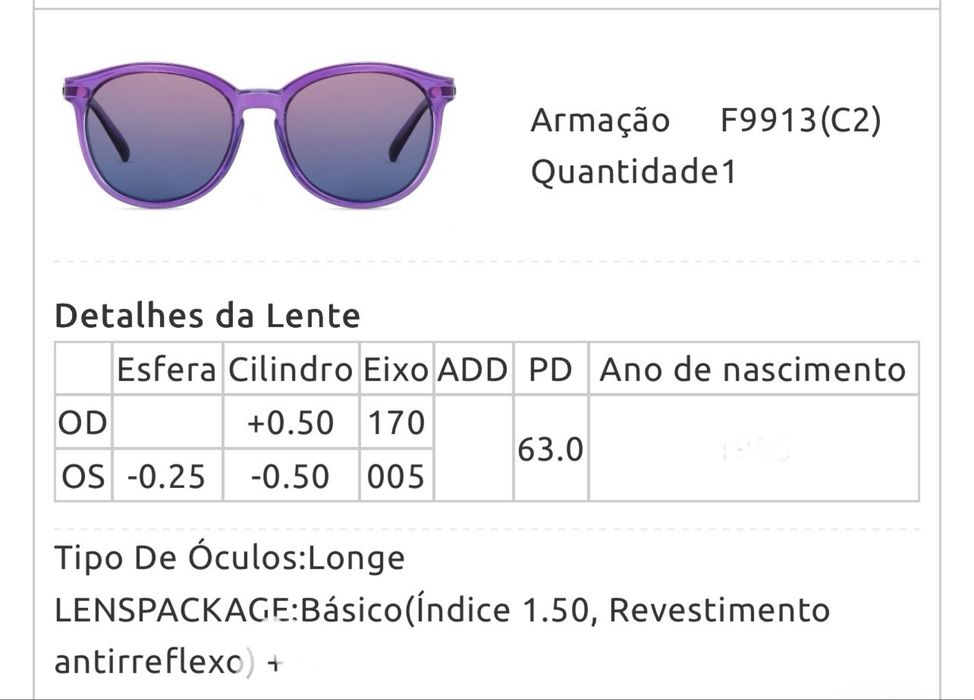 Oculos Firmoo novos