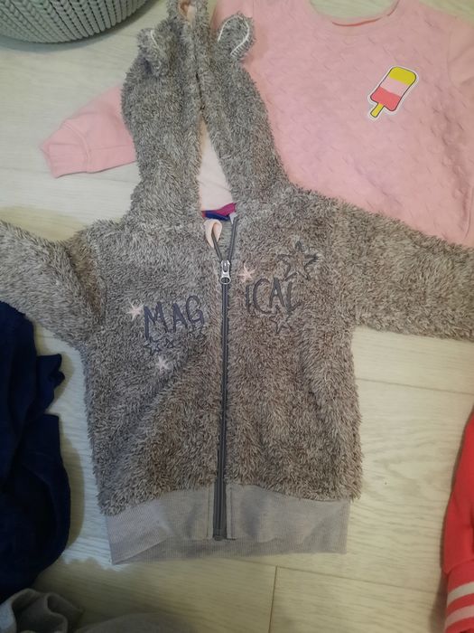 86/92 bluzy dziewczęce paka bluz