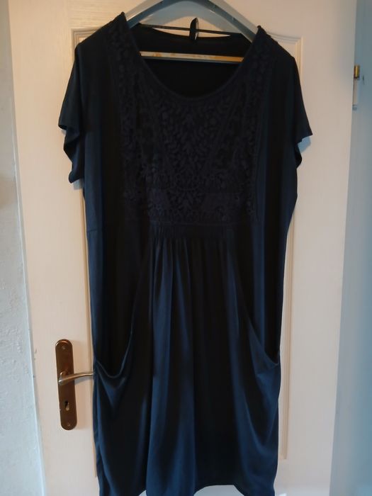 Sukienka tunika maxi blue plus size 50/52  nowa lato hit