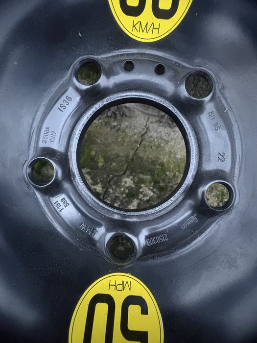 BMW E46 NOWA dojazdowka 125/90/15 3,5Bx15 5x120