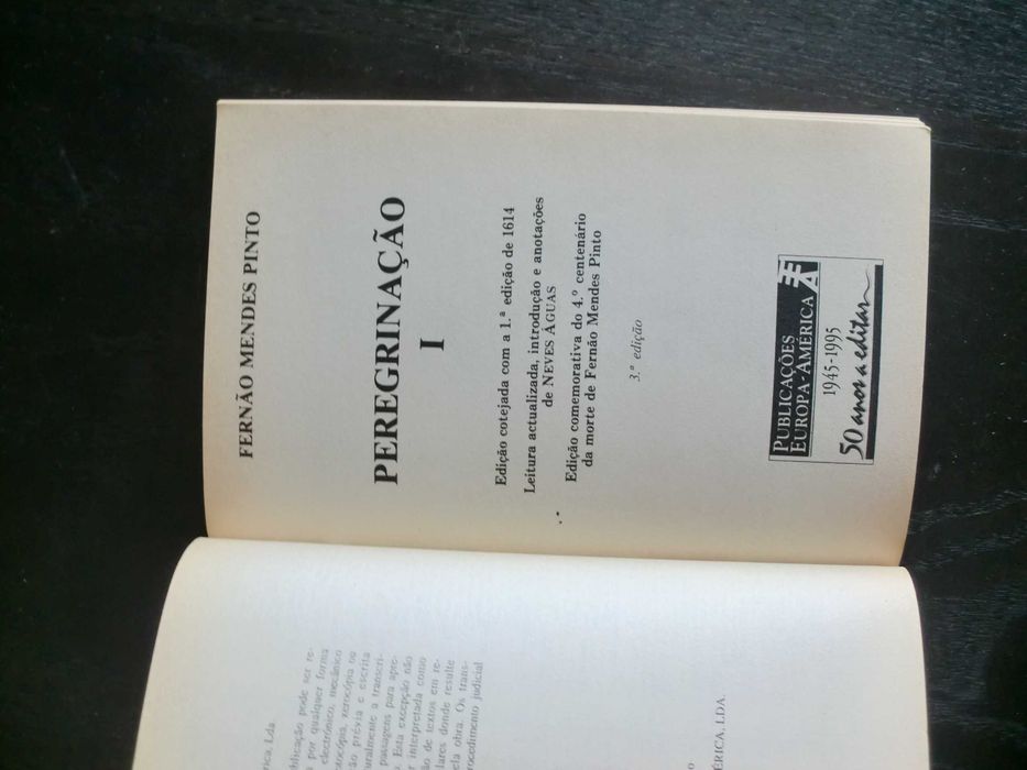 Peregrinação de Fernão Mendes Pinto Volume I