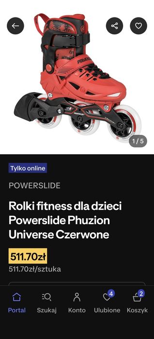 Rolki dla dziecka powerslide 28-32