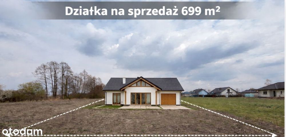 Działka budowlana 699 m² | MPZP | Gmina Wiskitki | idealna pod dom