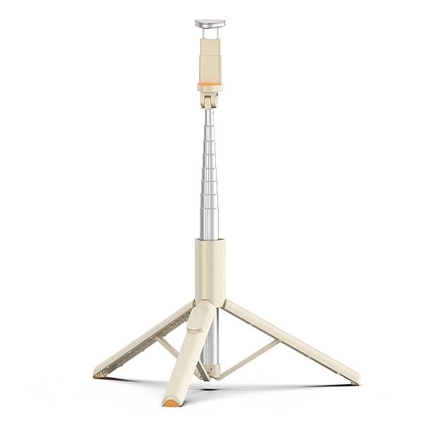 Selfie Stick Tech-Protect L09S z tripodem - beżowy
