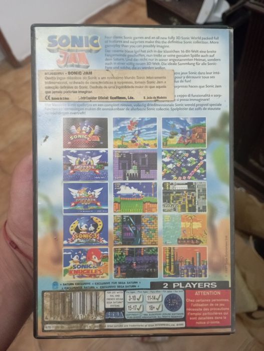 Sega Saturno Sonic jam