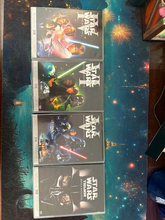 Star Wars DVD x4 Trilogia Kolekcojnerska Zestaw