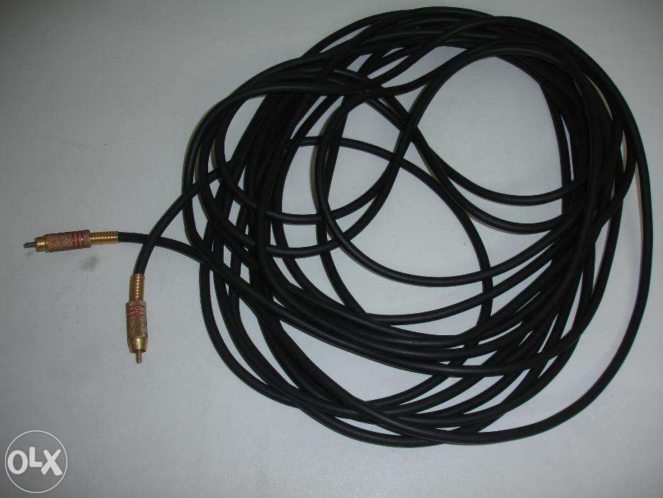 Cabo Coaxial; Cabo RCA Audio Video