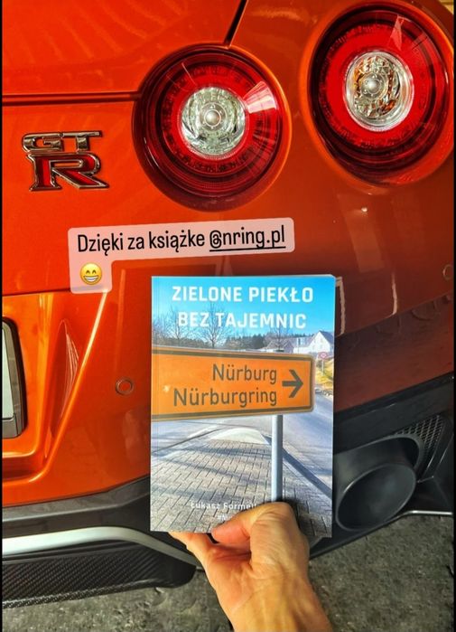 Książka o torze Nurburgring  "Zielone Piekło bez tajemnic " 2024