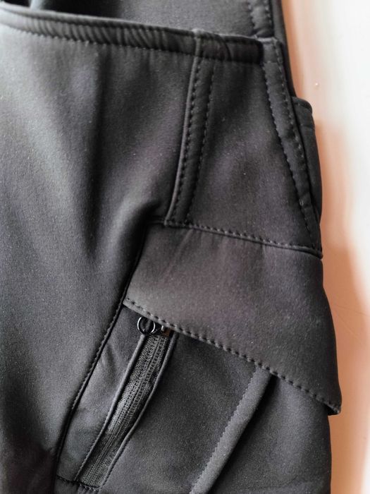 Штаны утеплённые мужские на флисе 46р