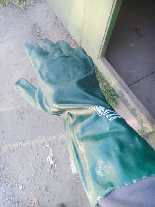 Перчатки,рукавицы рабочие Мбс длинные (Опт)