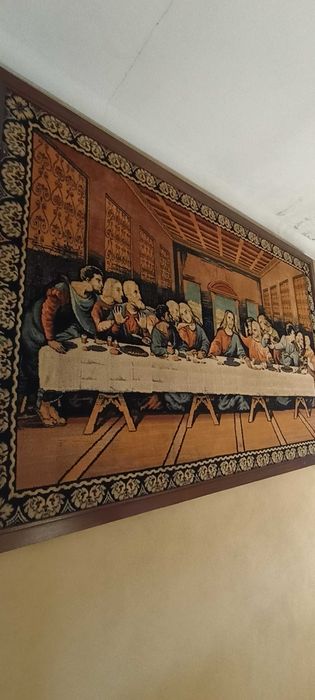 Quadro antigo da última ceia