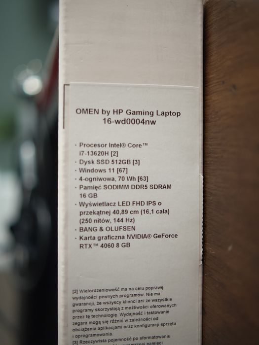 Laptop HP Omen 16-WD0004NW