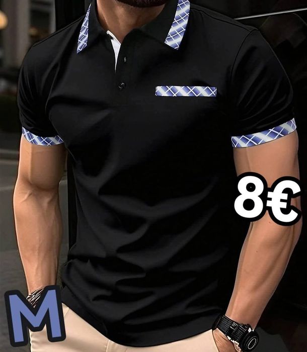 Polo "Black Navy" - M (Novo)