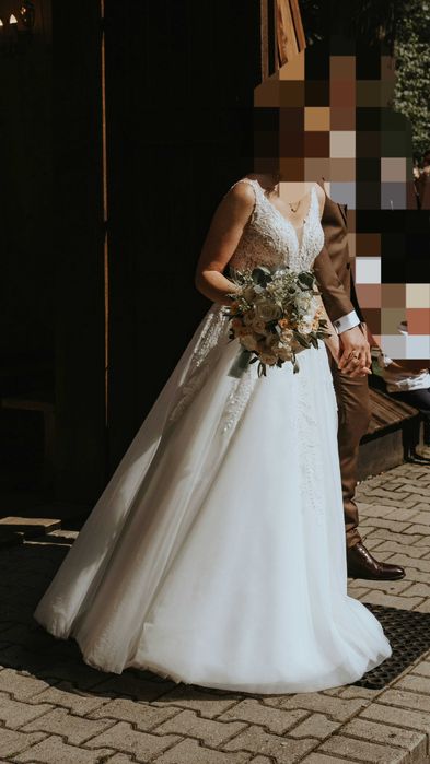 Suknia ślubna princesska 34-36