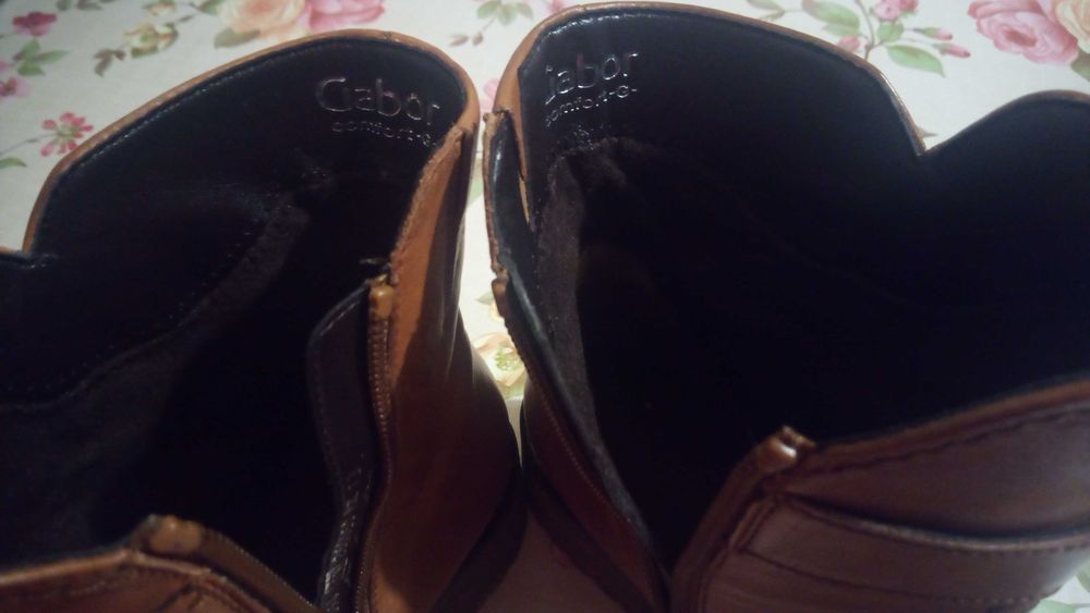 Botki Gabor skóra naturalna 40