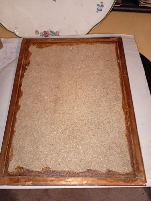 Obraz płaskorzeźba miedźiana