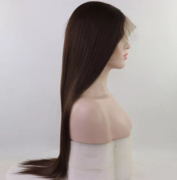 Peruka Lace front brąz
