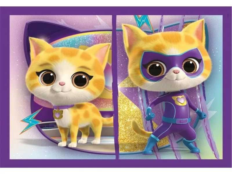 Puzzle Disney Junior Super Kitties 4in1 4 puzzles 12+16+20+24 peças