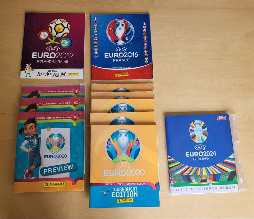 Albuns / Cadernetas Panini e Topps